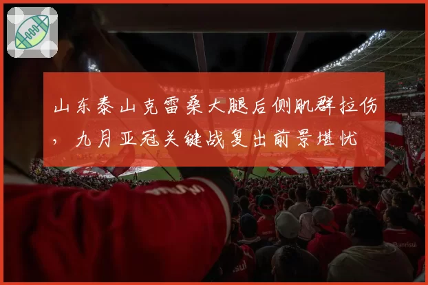 山东泰山克雷桑大腿后侧肌群拉伤,九月亚冠关键战复出前景堪忧